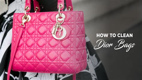 how to clean vintage dior bag|Dior canvas bag cleaning instructions.